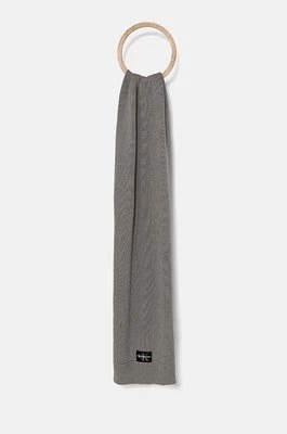Calvin Klein Jeans szalik męski kolor szary z aplikacją K50K512457