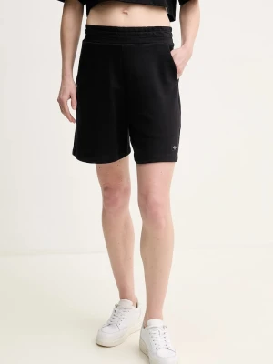 Calvin Klein Jeans szorty bawełniane czarny