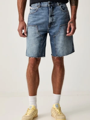 Calvin Klein Jeans szorty carpenter męskie jeansowe niebieski