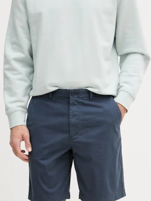 Calvin Klein Jeans szorty chino męskie bawełniane z elastanem granatowy