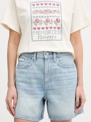 Calvin Klein Jeans szorty damskie jeansowe