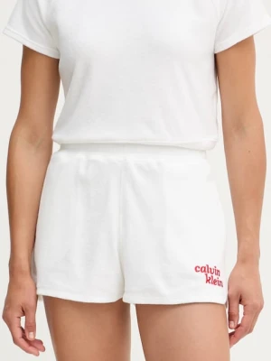 Calvin Klein Jeans szorty dresowe damskie z bawełną