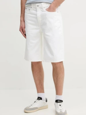 Calvin Klein Jeans szorty jeansowe biały