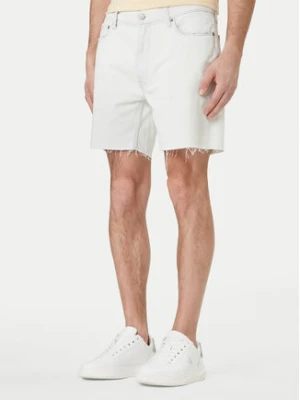 Calvin Klein Jeans Szorty jeansowe Classic LV04RF787G Écru Regular Fit