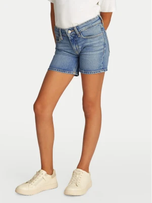 Calvin Klein Jeans Szorty jeansowe IG0IG02892 Niebieski Slim Fit