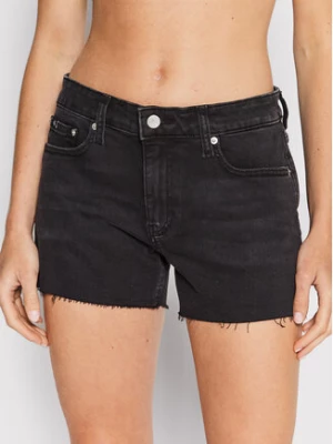 Calvin Klein Jeans Szorty jeansowe J20J218505 Czarny Regular Fit