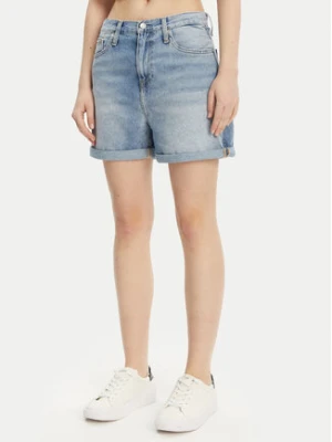 Zdjęcie produktu Calvin Klein Jeans Szorty jeansowe J20J225152 Niebieski Mom Fit