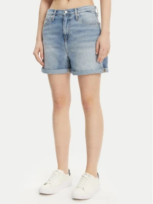 Calvin Klein Jeans Szorty jeansowe J20J225152 Niebieski Mom Fit