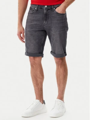 Calvin Klein Jeans Szorty jeansowe J30J327515 Szary Slim Fit