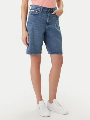 Calvin Klein Jeans Szorty jeansowe LV047F674G Niebieski Loose Fit