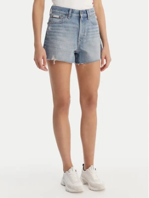 Calvin Klein Jeans Szorty jeansowe LV047F765G Niebieski Straight Fit