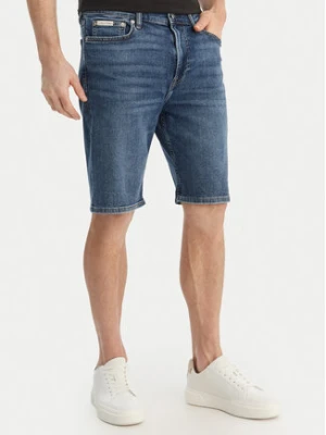 Calvin Klein Jeans Szorty jeansowe LV04RF922G Niebieski Regular Fit