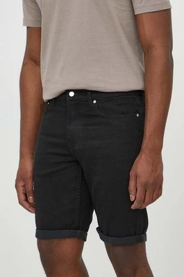 Calvin Klein Jeans szorty jeansowe męskie kolor czarny
