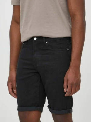 Zdjęcie produktu Calvin Klein Jeans szorty jeansowe męskie kolor czarny