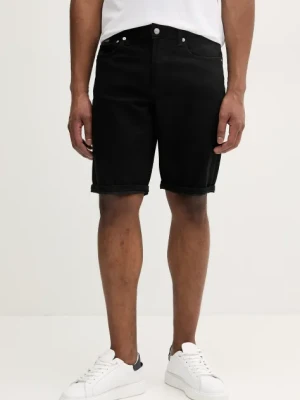 Calvin Klein Jeans szorty jeansowe męskie kolor czarny J30J327195