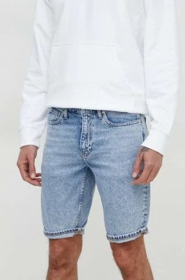Calvin Klein Jeans szorty jeansowe męskie kolor niebieski