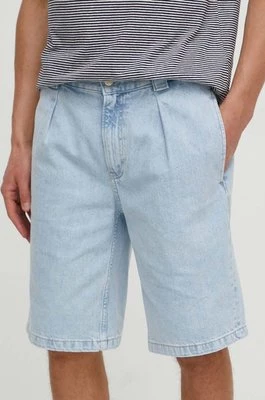 Calvin Klein Jeans szorty jeansowe męskie kolor niebieski J30J324875