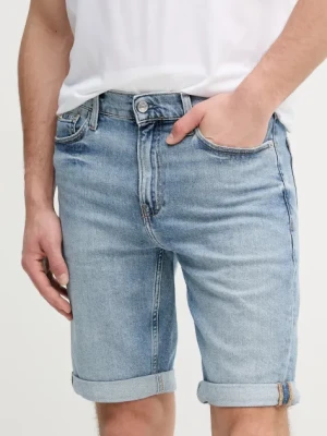 Zdjęcie produktu Calvin Klein Jeans szorty jeansowe męskie kolor niebieski J30J327516
