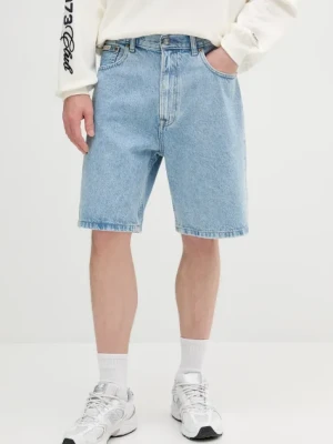 Calvin Klein Jeans szorty jeansowe męskie kolor niebieski LV04RB930G