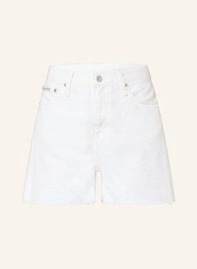 Calvin Klein Jeans Szorty Jeansowe Mom weiss
