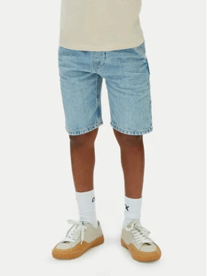 Calvin Klein Jeans Szorty jeansowe Skater LVCKSJC41B Niebieski jasny Relaxed Fit