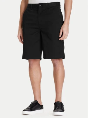 Calvin Klein Jeans Szorty materiałowe 90s LV04RD603G Czarny Baggy Fit