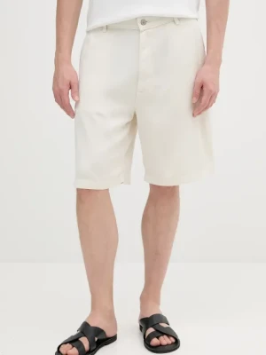 Calvin Klein Jeans szorty męskie kolor beżowy LV04RB929G