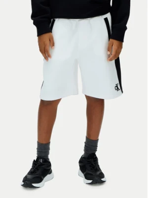 Calvin Klein Jeans Szorty sportowe LVCKSJC28B Biały Relaxed Fit