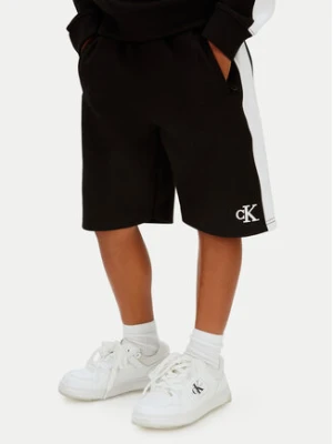 Calvin Klein Jeans Szorty sportowe LVCKSJC28B Czarny Relaxed Fit