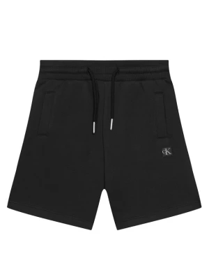 Calvin Klein Jeans Szorty sportowe Mini Badge IU0IU00704 D Czarny Regular Fit