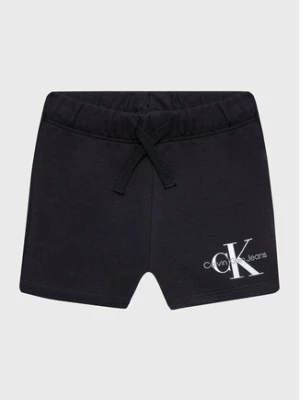 Calvin Klein Jeans Szorty sportowe Monogram Logo IN0IN00061 Czarny Regular Fit