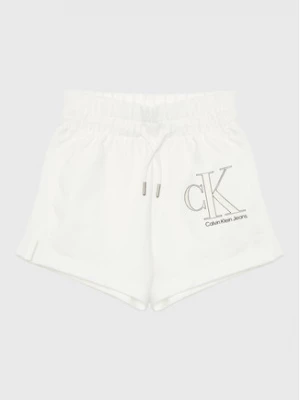 Calvin Klein Jeans Szorty sportowe Reveal Monogram IG0IG01981 Biały Regular Fit