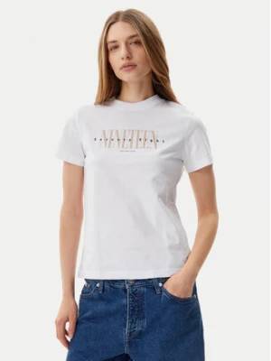 Calvin Klein Jeans T-Shirt 19 Graphic J20J225259 Biały Regular Fit