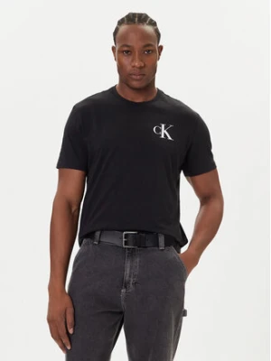 Calvin Klein Jeans T-Shirt 30s Chest Logo LV04RD865G Czarny Regular Fit