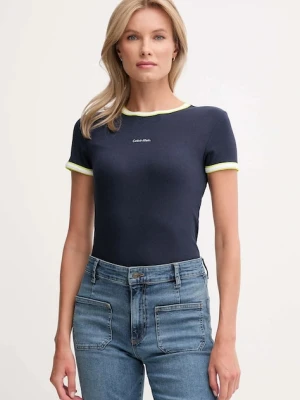 Calvin Klein Jeans t-shirt granatowy