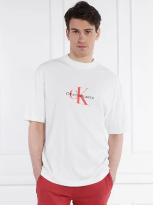 Calvin Klein Jeans T-shirt ARCHIVAL MONOLOGO | Regular Fit biały