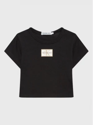 Calvin Klein Jeans T-Shirt Badge IG0IG01907 Czarny Regular Fit