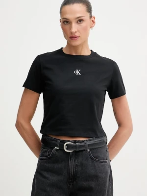 Calvin Klein Jeans t-shirt basic bawełniany z elastanem