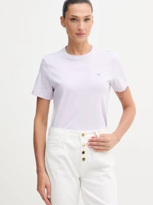 Calvin Klein Jeans t-shirt basic damski bawełniany
