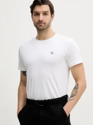 Calvin Klein Jeans t-shirt bawełniany 2-pack beżowy