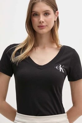 Calvin Klein Jeans t-shirt bawełniany 2-pack kolor beżowy J20J223447