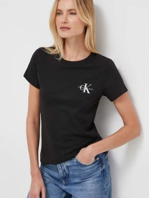 Zdjęcie produktu Calvin Klein Jeans t-shirt bawełniany 2-pack damski kolor różowy