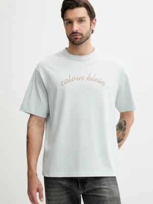 Calvin Klein Jeans t-shirt bawełniany szary