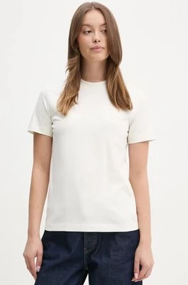 Calvin Klein Jeans t-shirt bawełniany damski kolor beżowy J20J224253