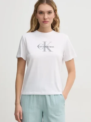 Calvin Klein Jeans t-shirt bawełniany damski kolor biały LV047B864G