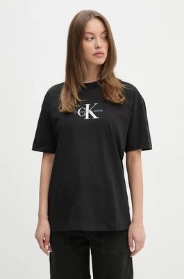 Calvin Klein Jeans t-shirt bawełniany damski kolor czarny J20J224242