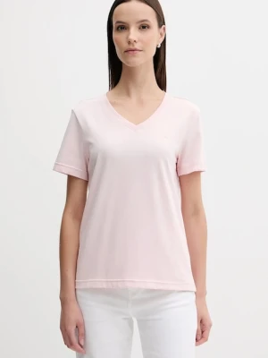 Calvin Klein Jeans t-shirt bawełniany damski kolor różowy LV047B205G