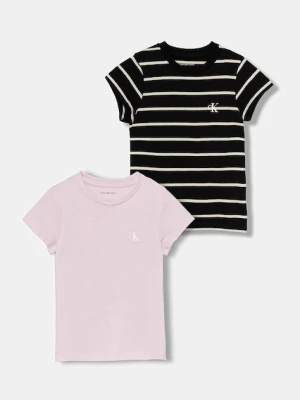 Calvin Klein Jeans t-shirt bawełniany dziecięcy 2-pack
