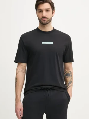 Calvin Klein Jeans t-shirt bawełniany męski kolor czarny z nadrukiem J30J327524