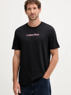 Calvin Klein Jeans t-shirt bawełniany męski kolor czarny z nadrukiem LV04RC858G